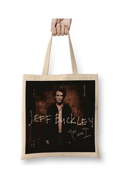Baskı Dükkanı Jeff Buckley 01 υφασμάτινη τσάντα με μακριά λαβή