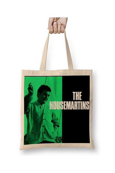 Baskı Dükkanı Υφασμάτινη τσάντα Housemartins με μακριά λαβή