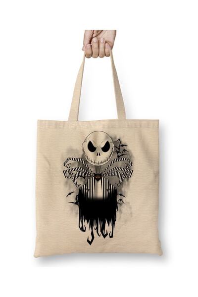 Baskı Dükkanı Υφασμάτινη τσάντα Ak Jack με μακριά λαβή