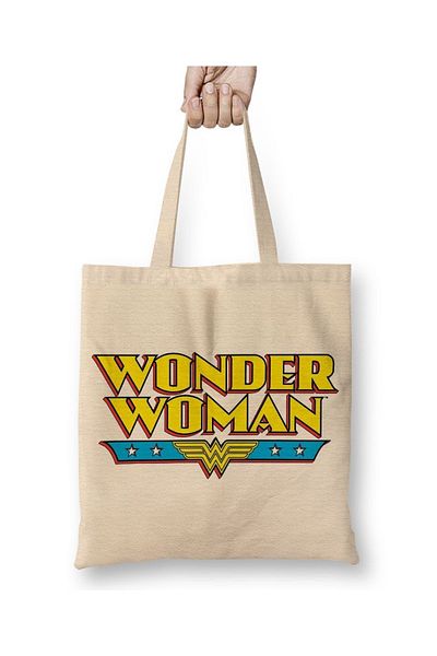 Baskı Dükkanı Υφασμάτινη τσάντα Marvel Wunder Woman με μακριά λαβή