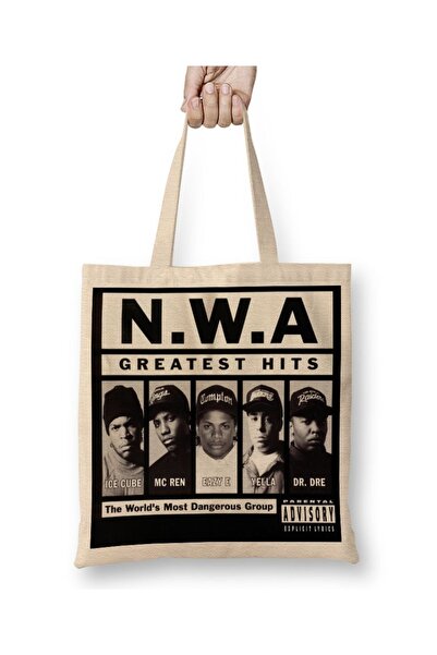 Baskı Dükkanı Nwa Greatest Hits N666 Tkanina Torba Duga Sa ručkom