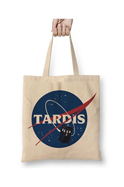 Baskı Dükkanı Доктор Хто Тардіс NASA Сумка з довгими ручками