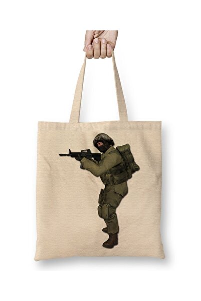 Baskı Dükkanı CSGO Counter Strike tkanina Torba duga Sa ručkom