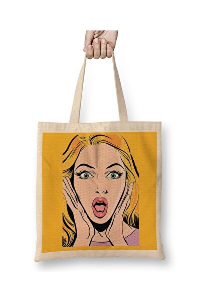 Baskı Dükkanı Вінтажна сумка з довгими ручками