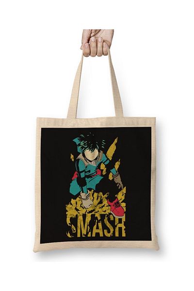 Baskı Dükkanı Υφασμάτινη τσάντα My Hero Academia Smash με μακριά λαβή