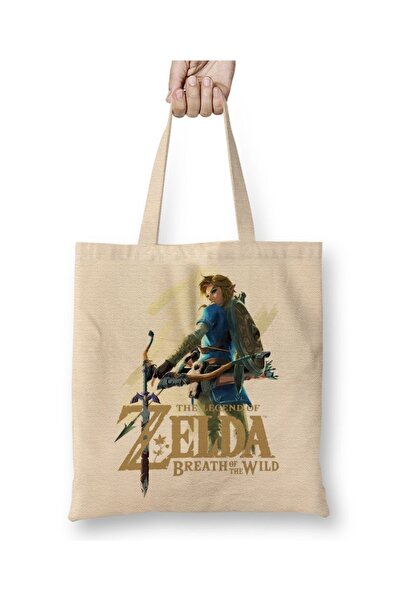 Baskı Dükkanı Legend of Zelda: Breath of the Wild platnena torba sa dugom ručkom
