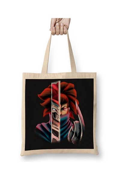 Baskı Dükkanı Υφασμάτινη τσάντα Yasuo με μακριά λαβή