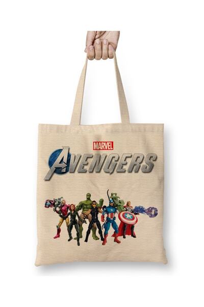 Baskı Dükkanı Marvel Avengers 06 Tkanina Torba Duga Sa ručkom
