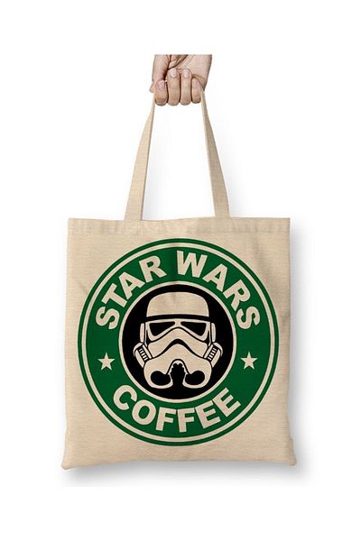 Baskı Dükkanı Star Wars 2 υφασμάτινη τσάντα με μακριά λαβή