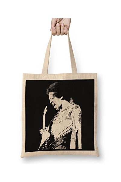 Baskı Dükkanı Hendrix profilna tkanina Torba duga Sa ručkom