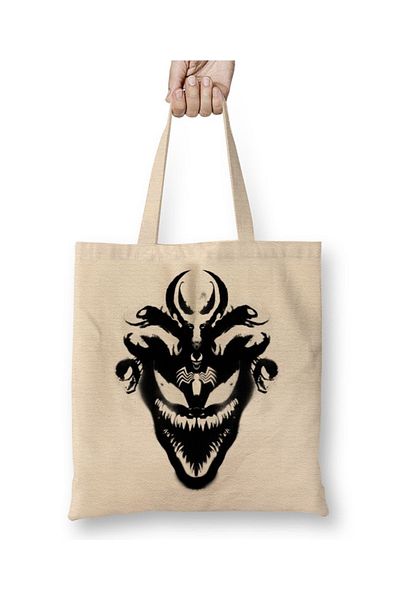 Baskı Dükkanı Venom We Are υφασμάτινη τσάντα με μακριά λαβή
