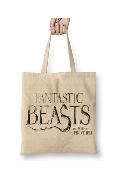 Baskı Dükkanı Fantastic Beasts υφασμάτινη τσάντα με μακριά λαβή