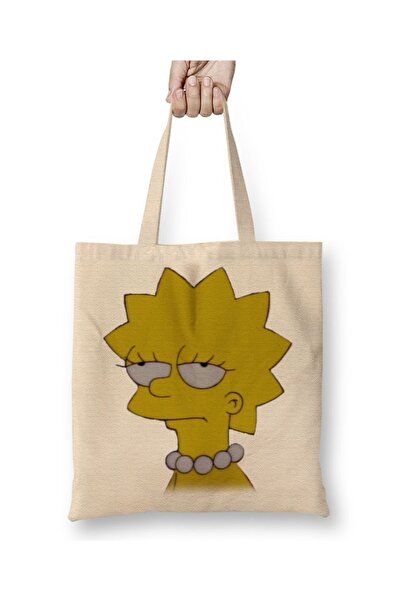 Baskı Dükkanı Lisa Simpson Vlažna krpa Torba Duga Sa ručkom