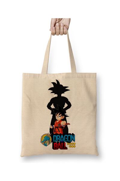 Baskı Dükkanı Goku Dragon Ball tkanina Torba duga Sa ručkom