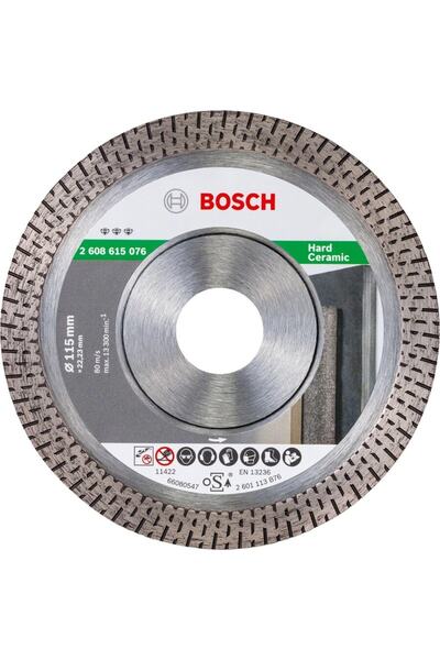 Bosch Best For Hard Ceramic 115 Mm Elmas Kesici Disk - 2608615076