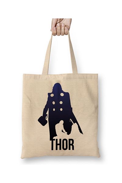 Baskı Dükkanı Thor Vingador υφασμάτινη τσάντα με μακριά λαβή