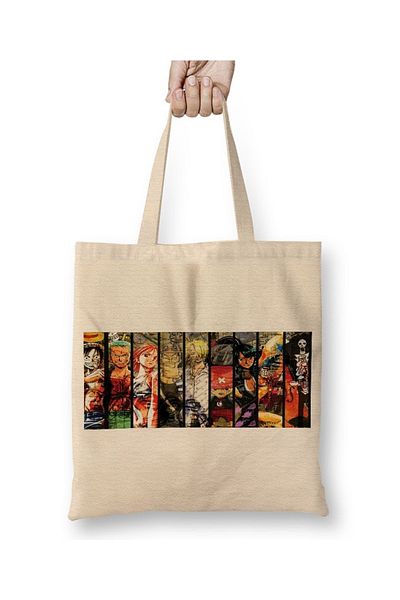 Baskı Dükkanı One Piece 01 υφασμάτινη τσάντα μακριά λαβή