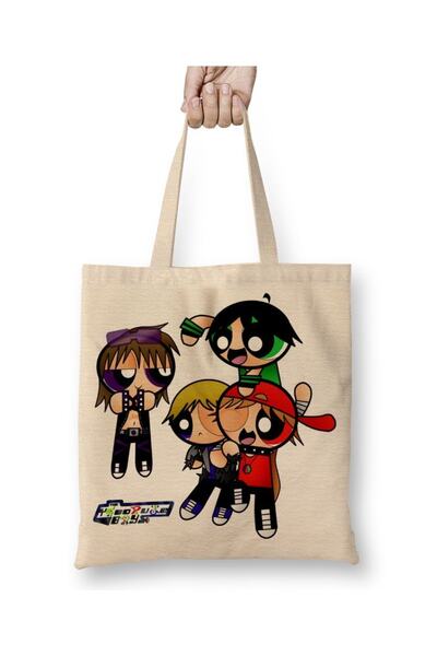 Baskı Dükkanı Powerpuff Girls 09 Tkanina Torba Duga Sa ručkom