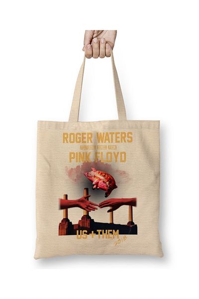 Baskı Dükkanı Roger Waters υφασμάτινη τσάντα με μακριά λαβή