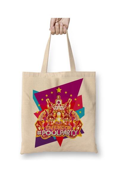 Baskı Dükkanı Кім Чон Он Пул Парті Без Сумка З Довгими Ручками