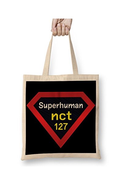 Baskı Dükkanı Nct 127 Superhuman 03 Tkanina Torba Duga Sa ručkom