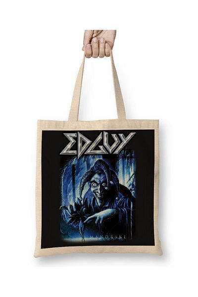 Baskı Dükkanı Υφασμάτινη τσάντα Edguy Mandrake με μακριά λαβή