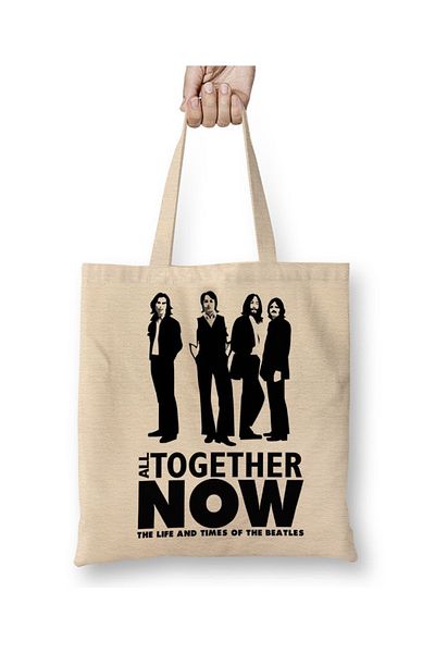 Baskı Dükkanı The Beatles 04 υφασμάτινη τσάντα με μακριά λαβή