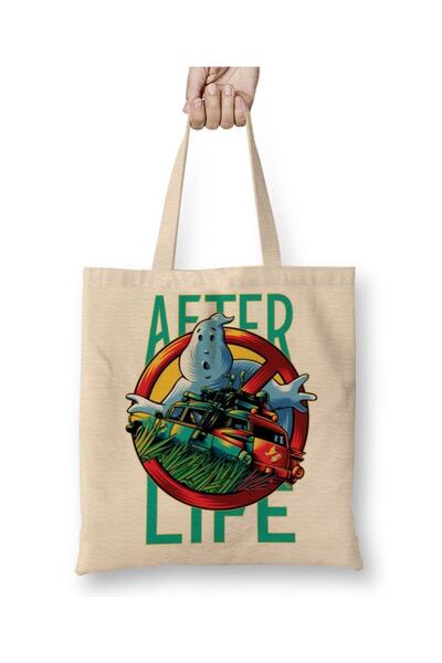 Baskı Dükkanı Ghostbusters Afterlife Cloth Torba Long Sa ručkom