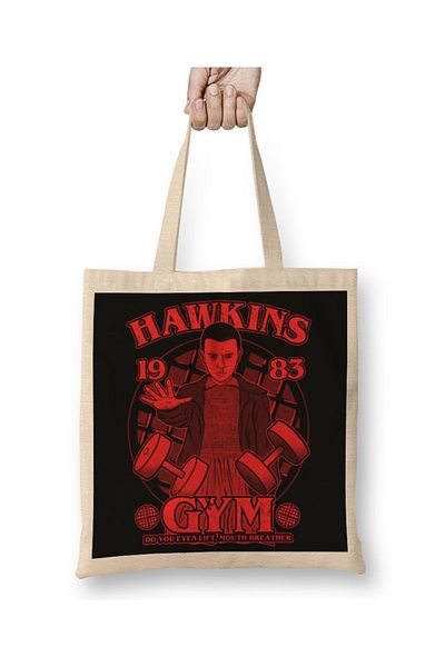 Baskı Dükkanı Υφασμάτινη τσάντα D And Hawkins με μακριά λαβή