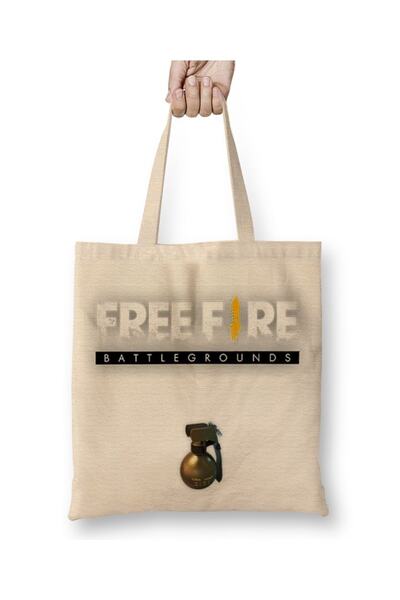 Baskı Dükkanı Free Fire Granade Cloth Torba Long Sa ručkom
