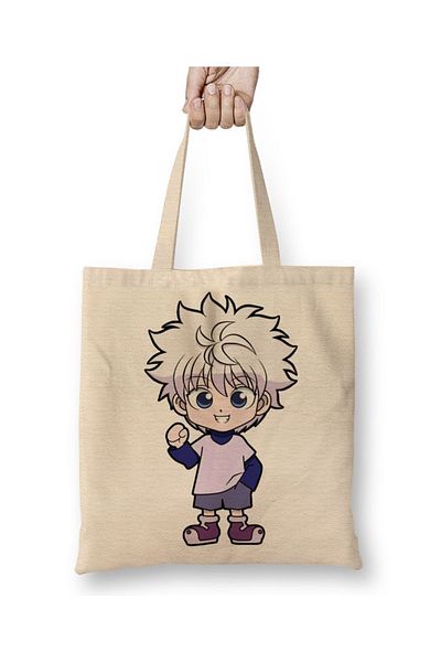 Baskı Dükkanı Υφασμάτινη τσάντα Hunter X Hunter Killua με μακριά λαβή