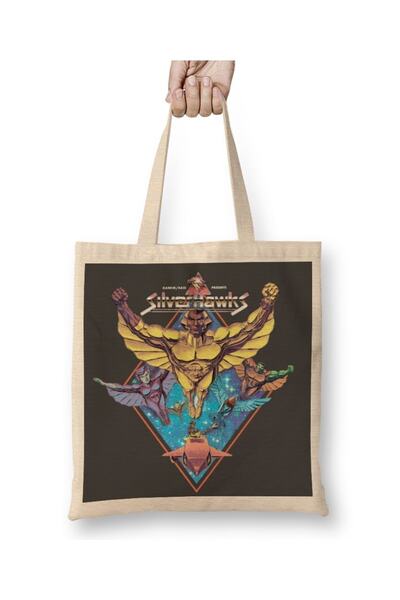 Baskı Dükkanı Smešna Fibonacci kokošja tkanina Torba duga Sa ručkom