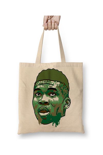 Baskı Dükkanı Antetokounmpo υφασμάτινη τσάντα με μακριά λαβή