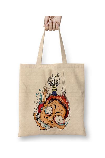 Baskı Dükkanı Τσάντα Jump Cloth με μακριά λαβή
