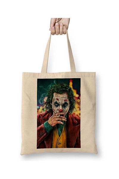 Baskı Dükkanı Τσάντα Joker Flower Killer με μακριά λαβή