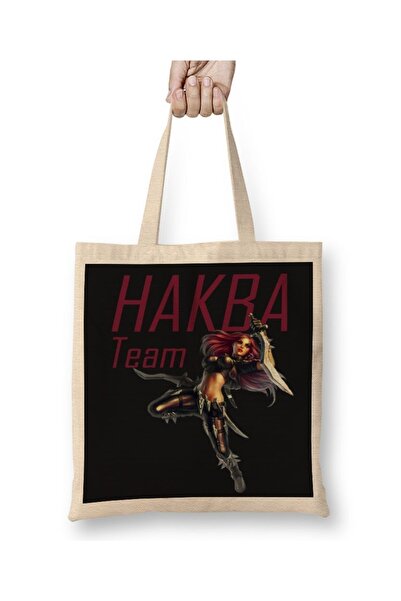 Baskı Dükkanı Katarina Hakba Tkanina Torba Duga Sa ručkom