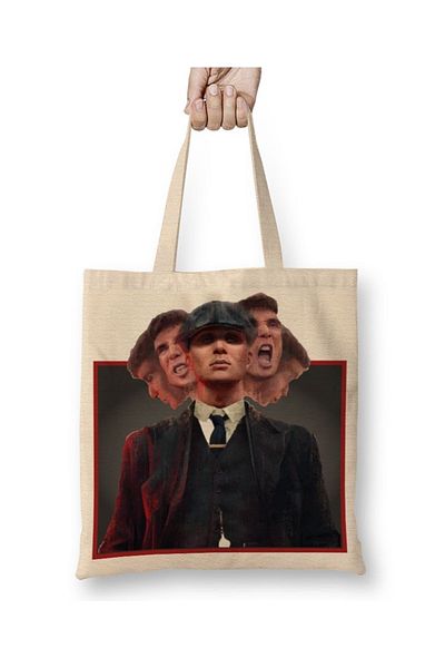Baskı Dükkanı Peaky Blinders 05 υφασμάτινη τσάντα μακριά λαβή