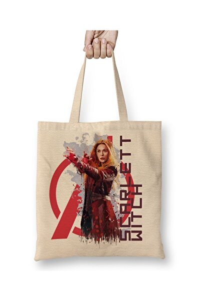 Baskı Dükkanı حقيبة حمل المنتقمون سكارليت ويتش بمقبض طويل