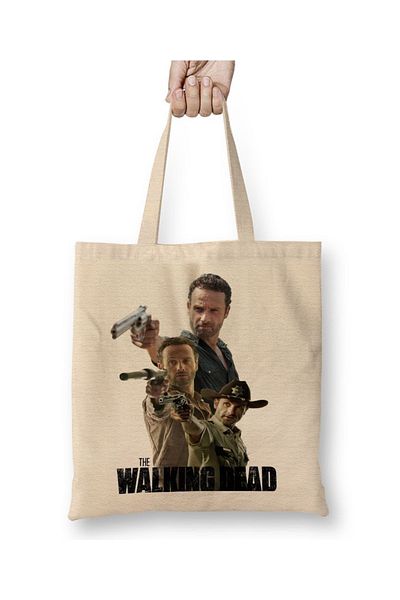 Baskı Dükkanı Υφασμάτινη τσάντα The Walking Dead Rick Twd Long Handle