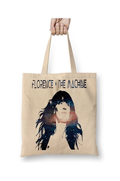 Baskı Dükkanı Florence The Machine Cloth Torba Duga Sa ručkom