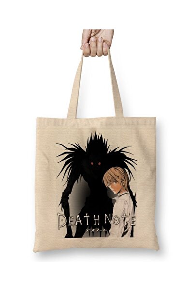 Baskı Dükkanı Death Note Kira tkanina Torba duga Sa ručkom