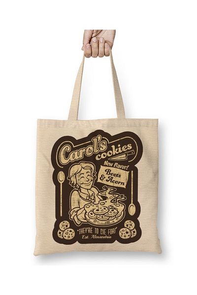 Baskı Dükkanı Carol's Cookies υφασμάτινη τσάντα με μακριά λαβή