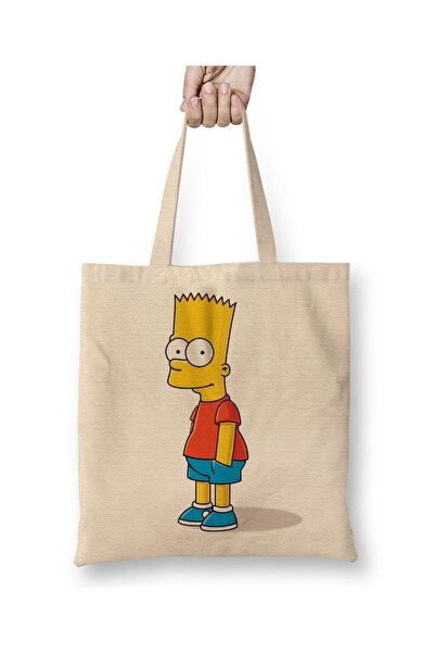 Baskı Dükkanı Simpsons tkanina Torba duga Sa ručkom