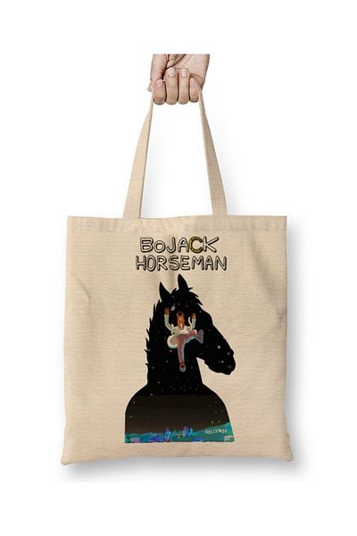 Baskı Dükkanı Geantă din pânză Bojack Horseman 06 Mâner lung