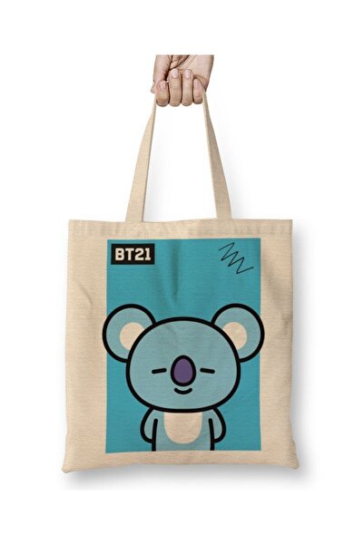 Baskı Dükkanı Bt21 Koya Bts tkanina Torba dugačka Sa ručkom