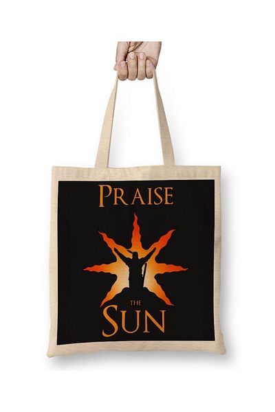 Baskı Dükkanı Υφασμάτινη τσάντα Solaire Praise The Sun με μακριά λαβή