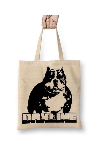 Baskı Dükkanı Τσάντα Pug Dog Tote με μακριά λαβή