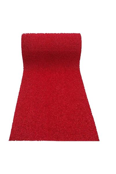 Bianca Curly Mat Red Close Woven 12mm (Applicable to Any Piece of Entering)