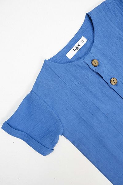 Botex Παιδική Unisex Καλοκαιρινή φόρμα εργασίας - Μπλε
