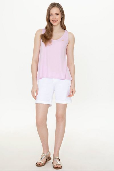 U.S. Polo Assn. White Women's Shorts & Bermudas